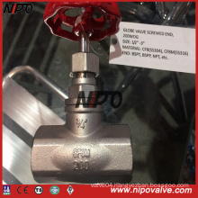 Thread Screwed Stainless Steel Globe Valve